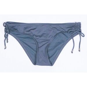 Kona Sol Gun Metal Blue Bikini Bottom, Size S